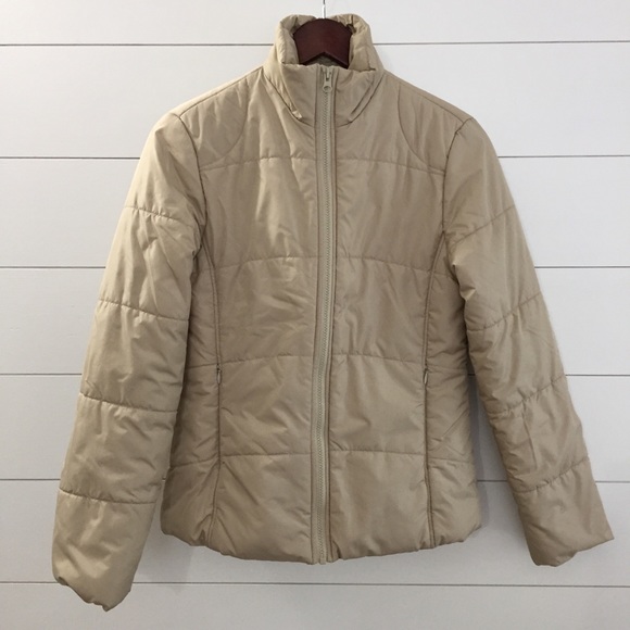 Lightweight Tan Zip Up Fall Jacket - Picture 2 of 8
